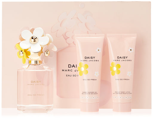 Marc Jacobs Daisy Eau So Fresh Gift Set 75ml EDT + 75ml Body Lotion + 75ml Shower Gel