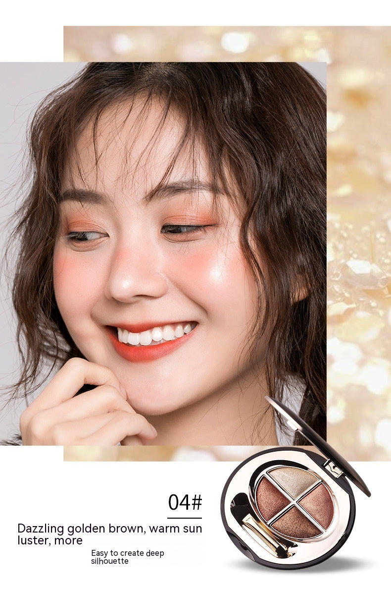 Luxury Gold Shimmer Eyeshadow Palette-4