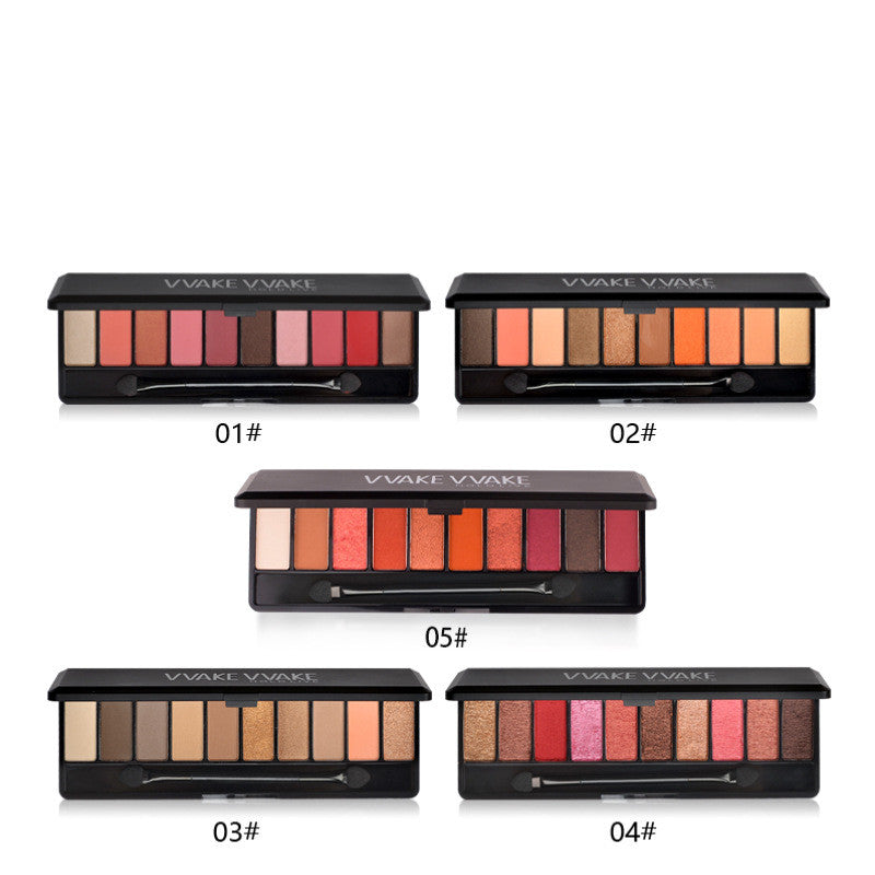 Pearly Matte Waterproof Eyeshadow Palette-4